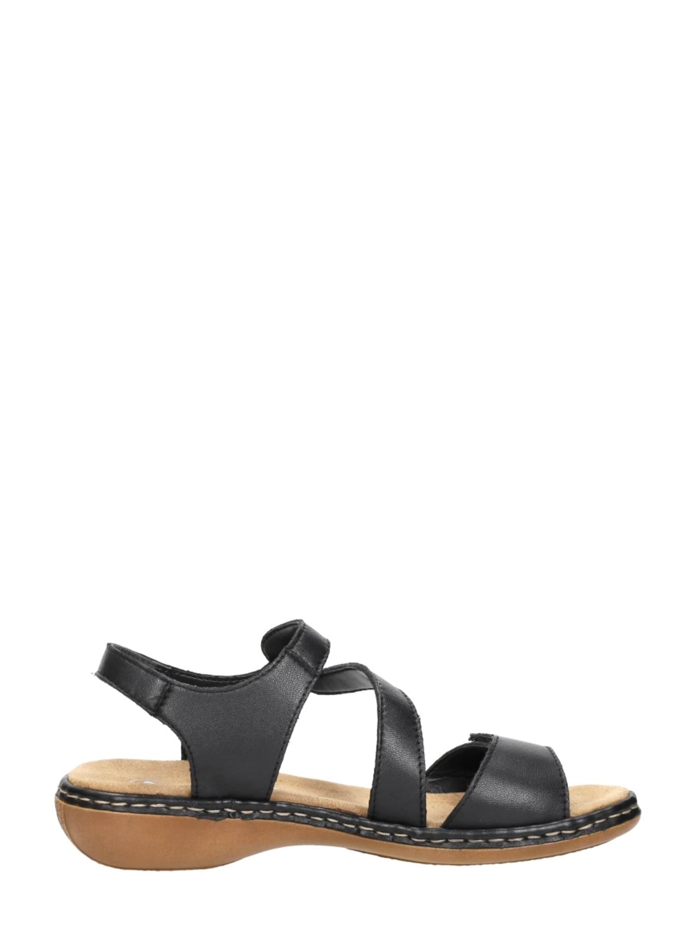 Sandales 'Dames sandalen' Rieker en noir