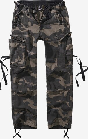 Regular Pantalon cargo Brandit en vert : devant