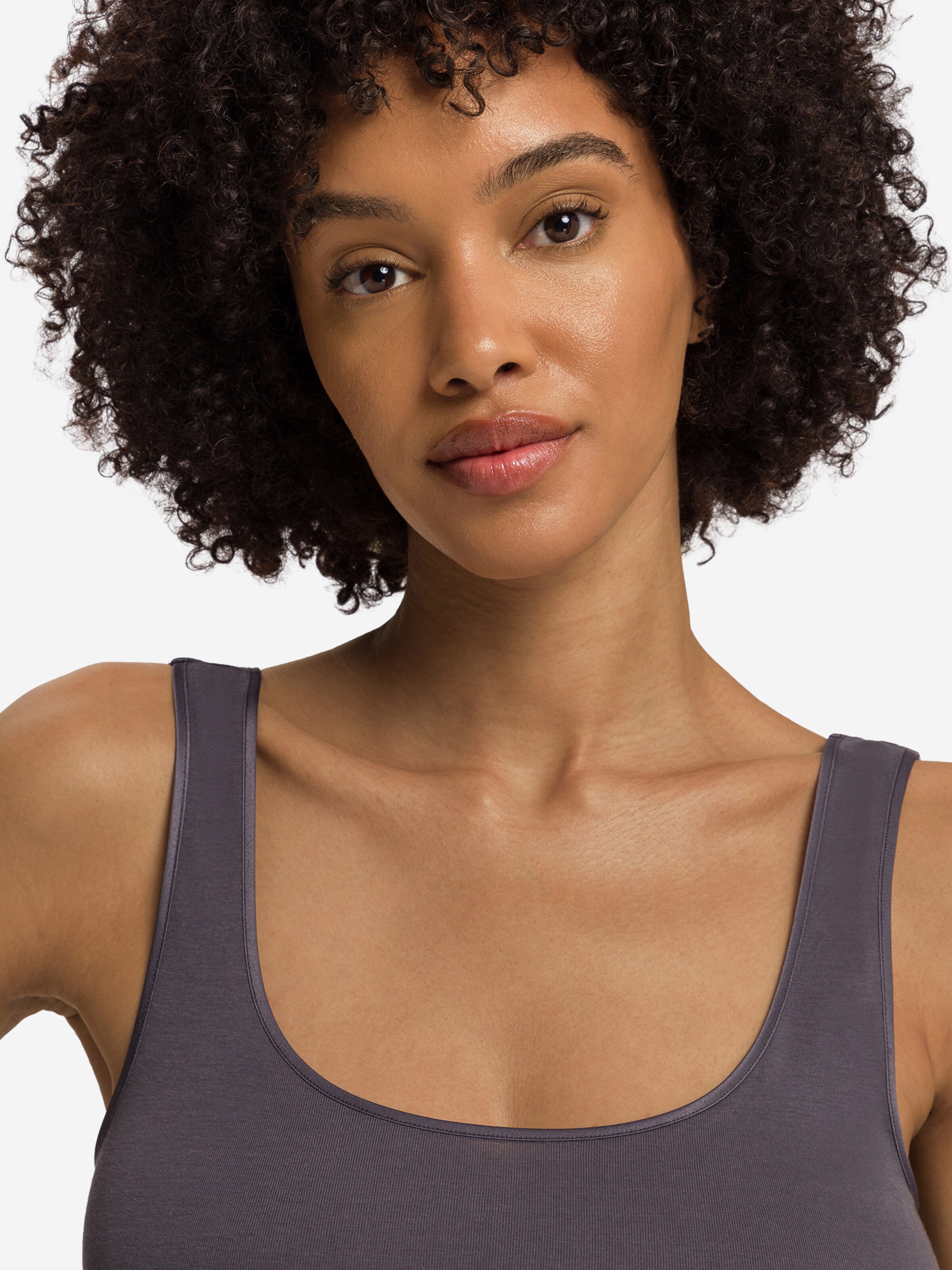 Hanro Top ' Cotton Seamless ' in Black