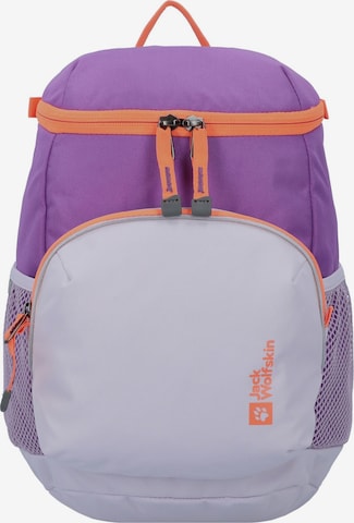 JACK WOLFSKIN Sports Backpack 'Erlebnis' in Purple: front