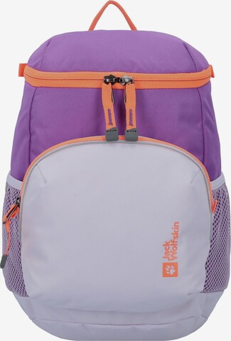 JACK WOLFSKIN Sports Backpack 'Erlebnis' in Purple: front