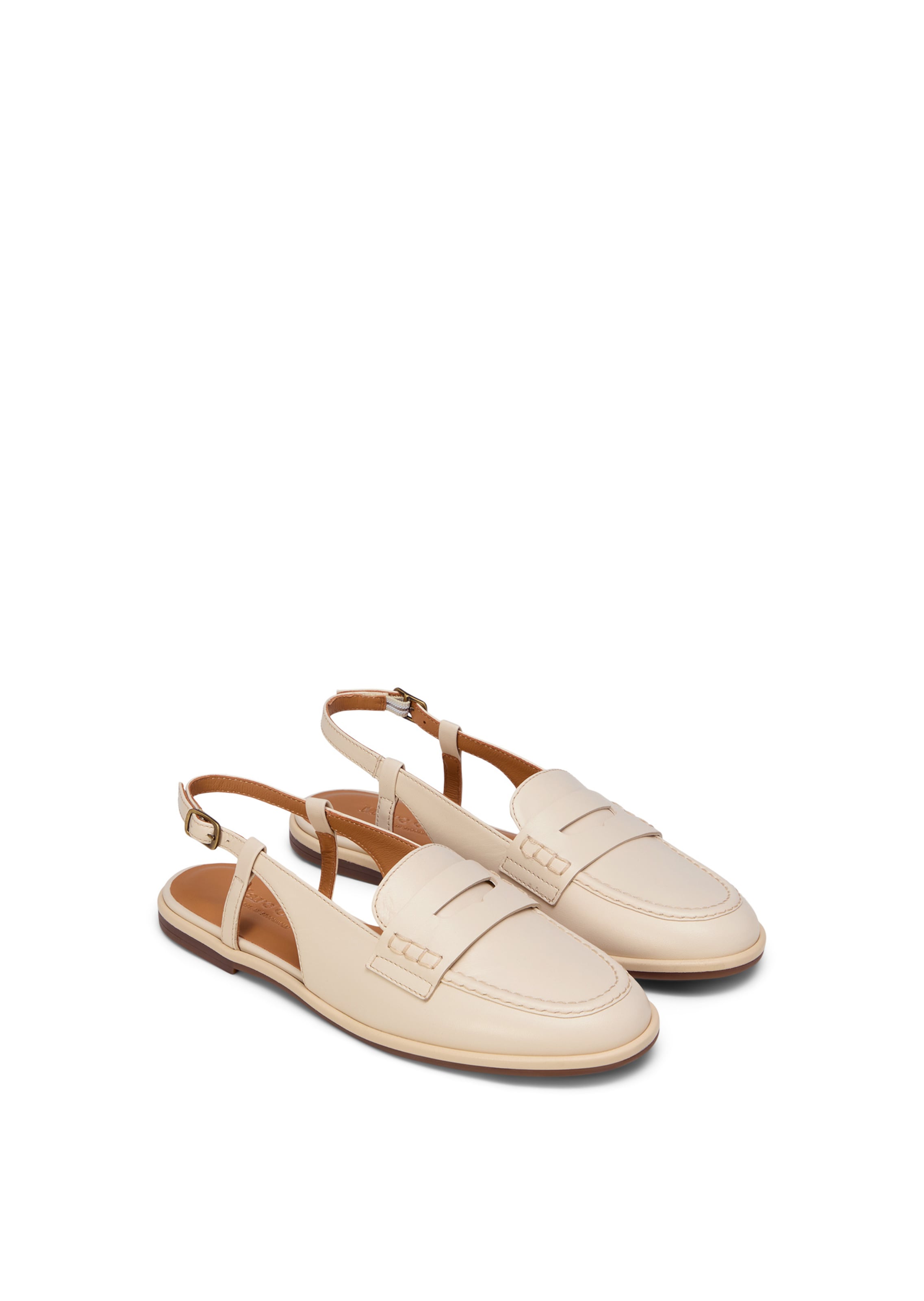 Marc O'Polo Slipper 'Alva' in Beige