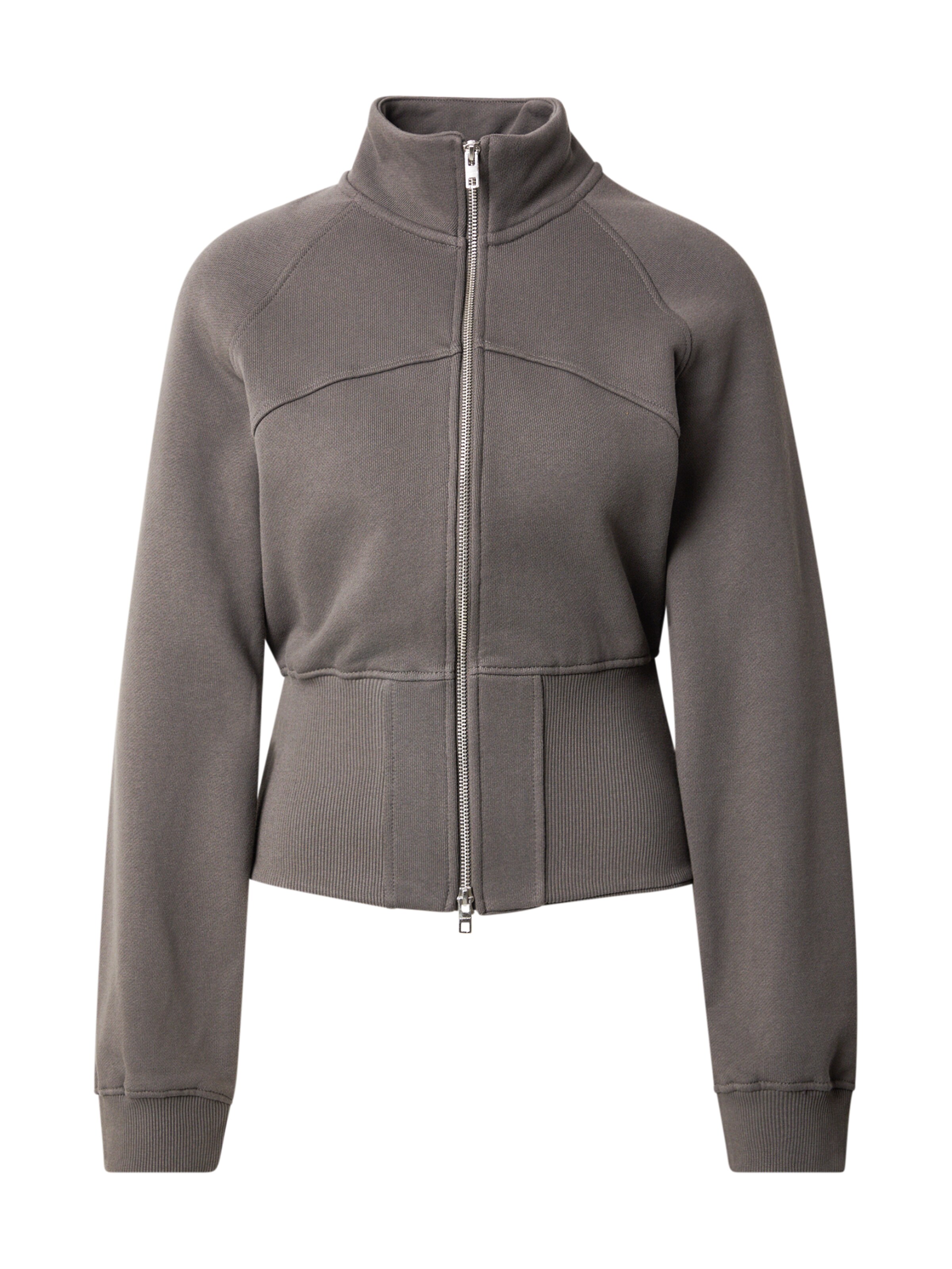 Veste de survêtement 'Amanda' WEEKDAY en gris : devant