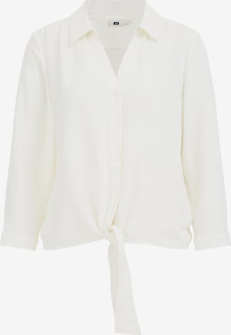 WE Fashion Блузка в Белый: спереди