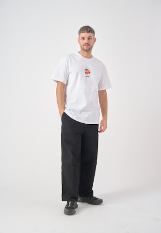 Cleptomanicx Shirt 'Hamburg Soup' in Wit