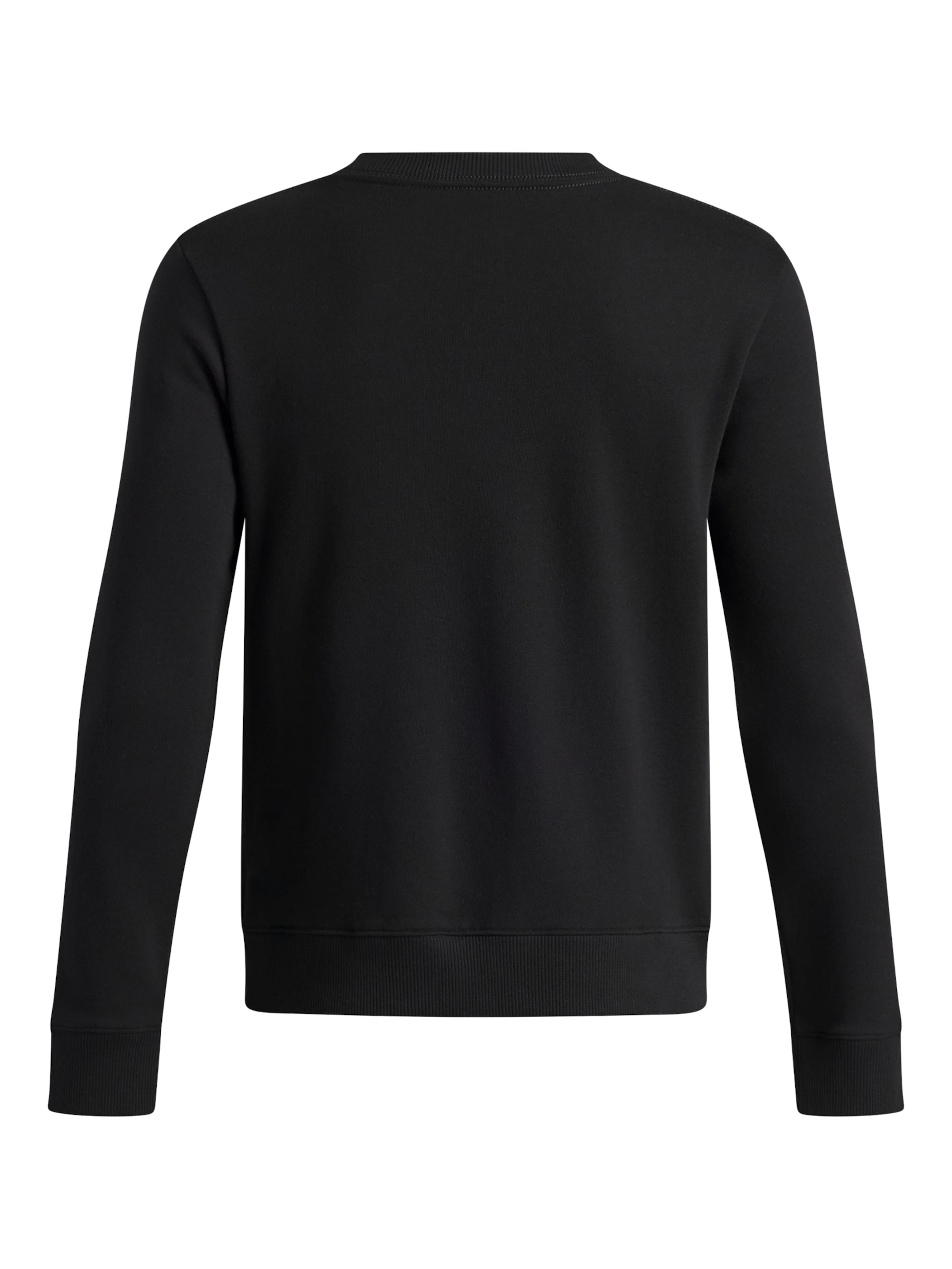 UNDER ARMOUR Sportief sweatshirt 'Rival' in Zwart