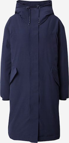 Canadian Classics Winter Coat 'Athabasca' in Blue: front