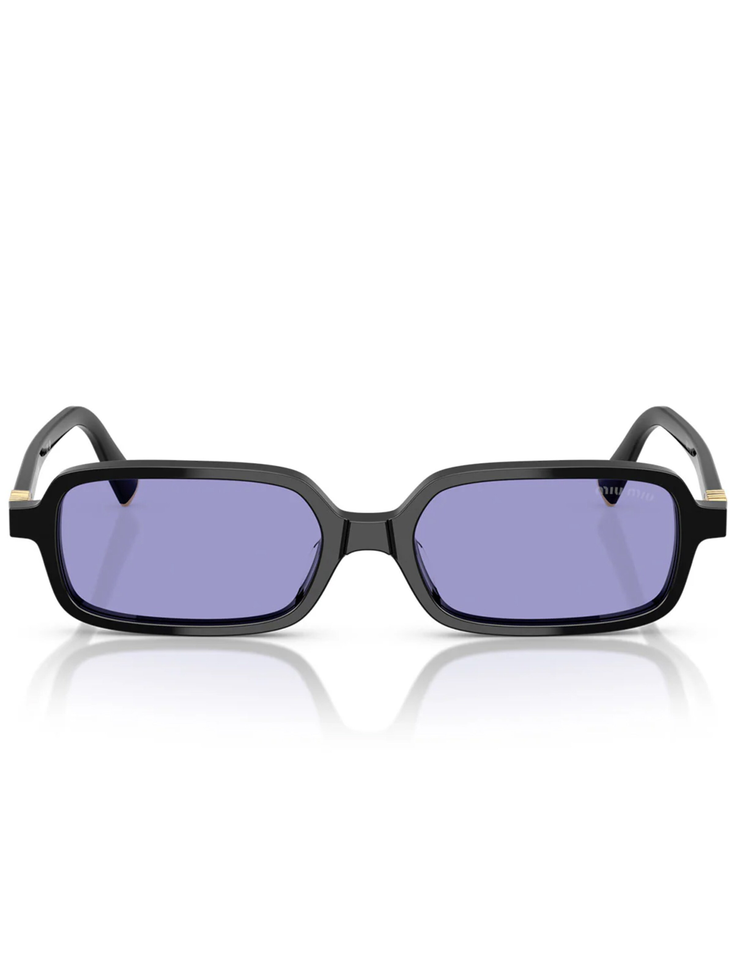 Miu Miu Sunglasses in Black: front