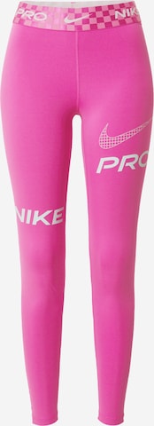 NIKE Sports trousers in Pink: front
