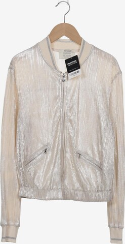 Bershka Jacket & Coat in S in Silver: front