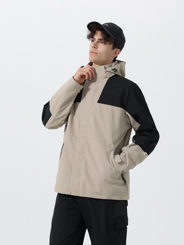 Youthup Outdoor jacket in Brown