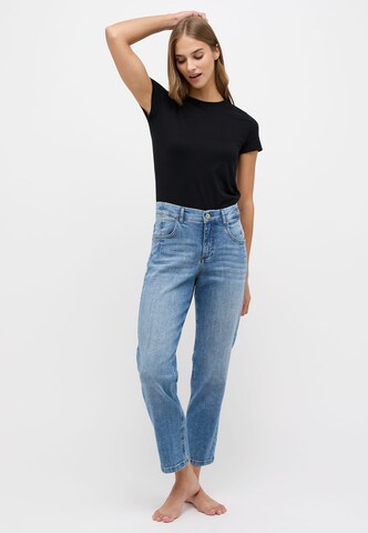 ÆNGELS Regular Straight-Leg Jeans Jeans Basic Straight in Blau