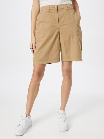 Regular Pantaloni eleganți de la TOMMY HILFIGER pe bej: față