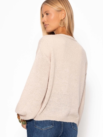SASSYCLASSY Knit cardigan in Beige