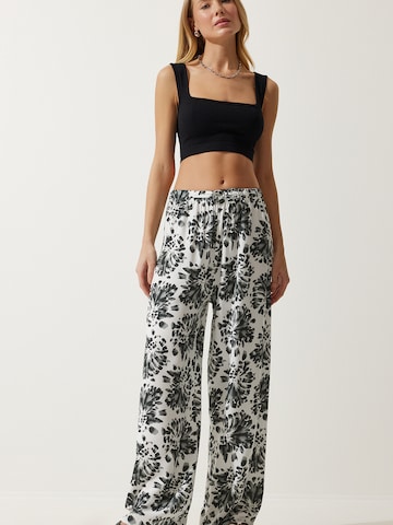 Wide Leg Pantalon Happiness İstanbul en beige