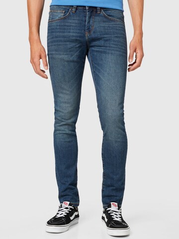 TOM TAILOR Skinny Jeans 'Troy' in Blauw: voorkant