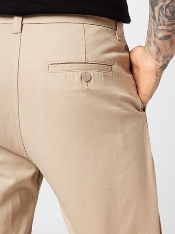 Loosefit Pantalon chino 'Joel' WEEKDAY en beige