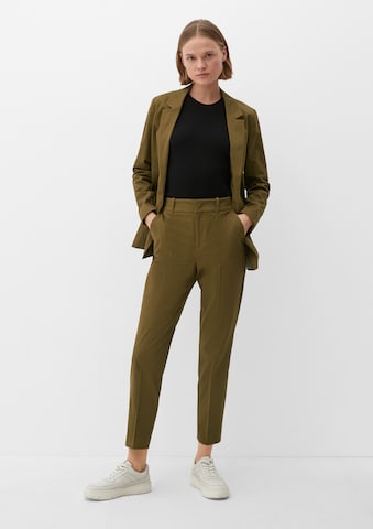 Coupe slim Pantalon chino s.Oliver en vert