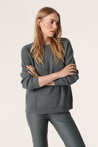 Pullover 'Tuesday' di SOAKED IN LUXURY in blu: frontale