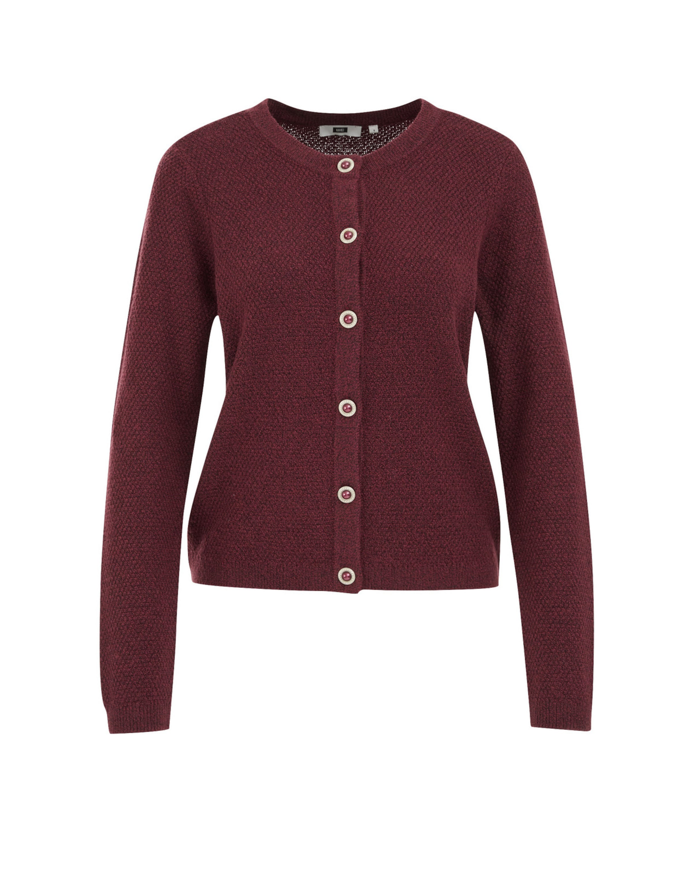 WE Fashion Gebreid vest in Rood: voorkant