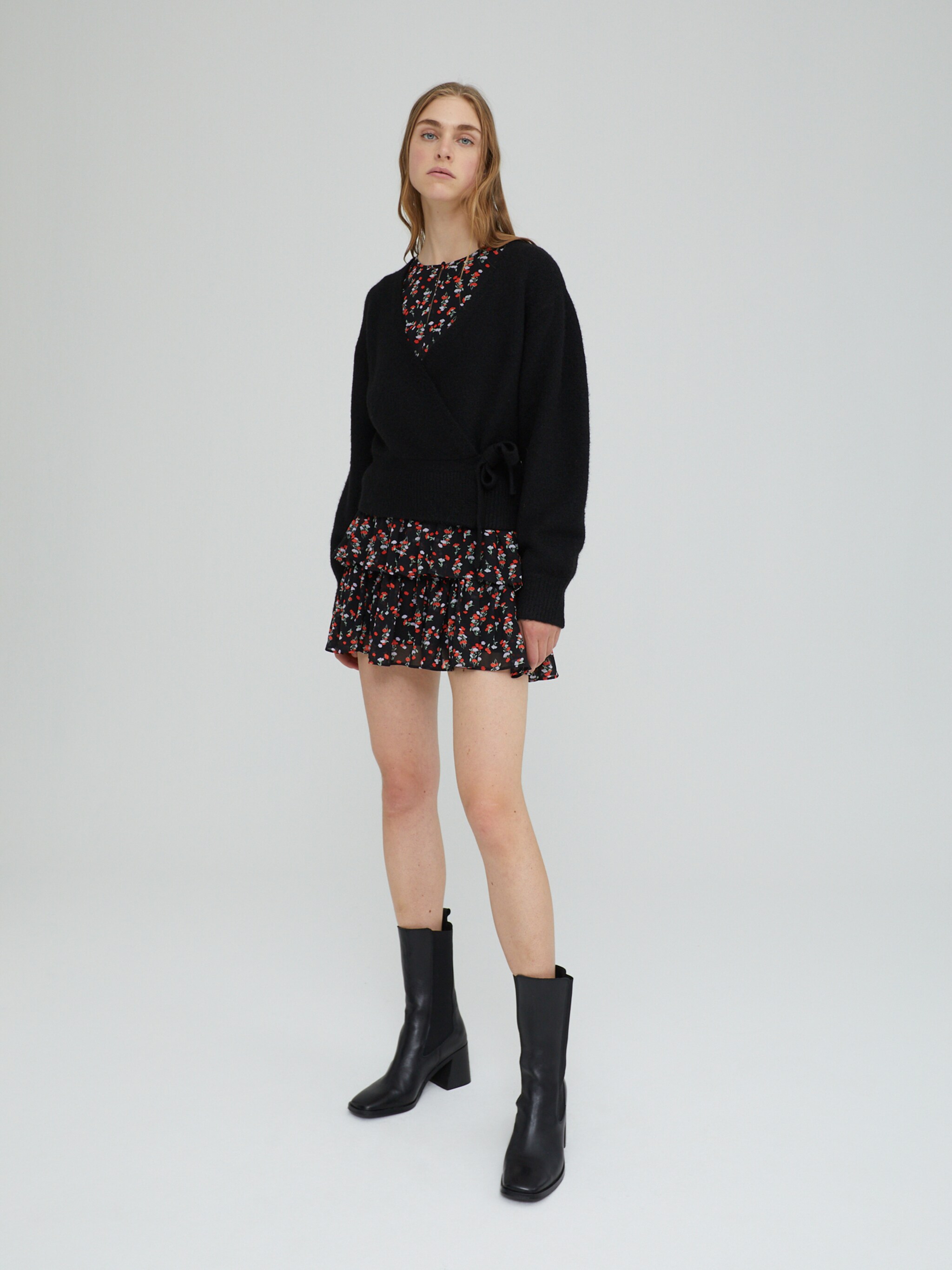 EDITED Produkte Pullover 'Skyla' schwarz