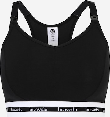 Bravado Designs Σουτιέν θηλασμού σε μαύρο: μπροστά