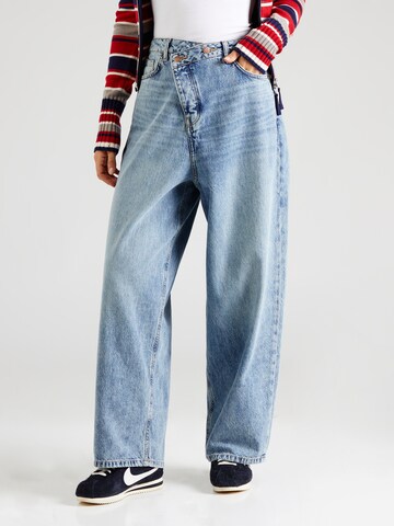 Wide Leg Jean 'ONLECHO' ONLY en bleu : devant