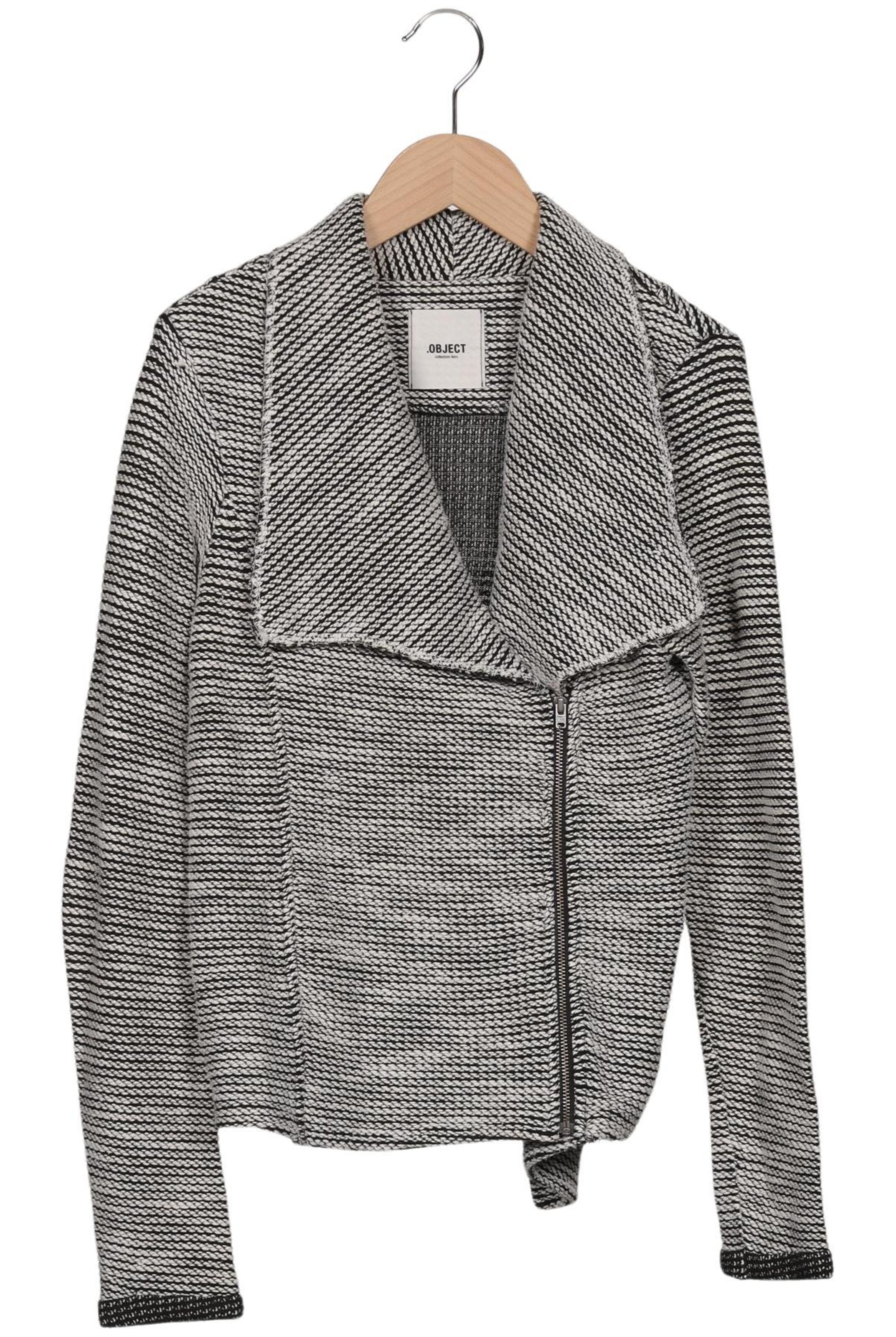 OBJECT Strickjacke S in Grau: Vorderseite