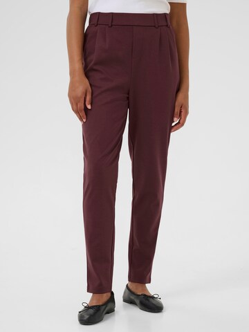 Regular Pantalon à pince 'KAJenny' Kaffe en rouge : devant