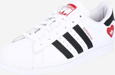 ADIDAS ORIGINALS Sneakers laag 'Superstar' in de kleur Rood / Zwart / Wit, Productweergave