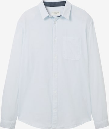 TOM TAILOR Regular fit Button Up Shirt in Blue: front
