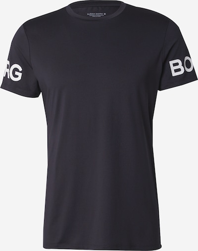 BJÖRN BORG Toiminnallinen paita värissä musta / valkoinen, Tuotenäkymä