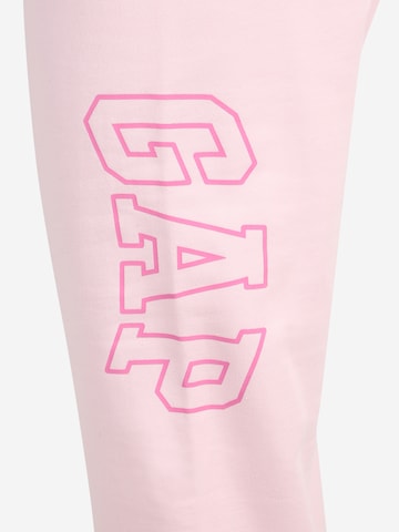 Gap Tall Zwężany krój Spodnie w kolorze różowy