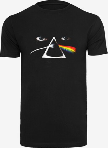 F4NT4STIC T-Shirt 'Pink Floyd Face Prism' in Schwarz: predná strana