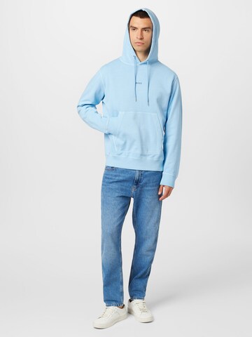 BOSSSweater majica 'Wefadehoody' - plava boja
