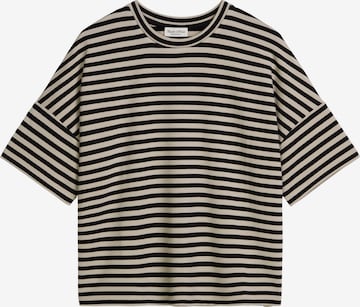 T-shirt Marc O'Polo en marron : devant