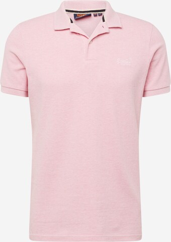 Superdry Koszulka 'Classic' w kolorze różowy: przód