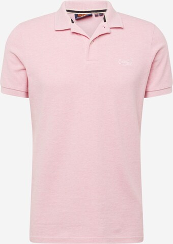 Superdry - Camisa 'Classic' em rosa: frente