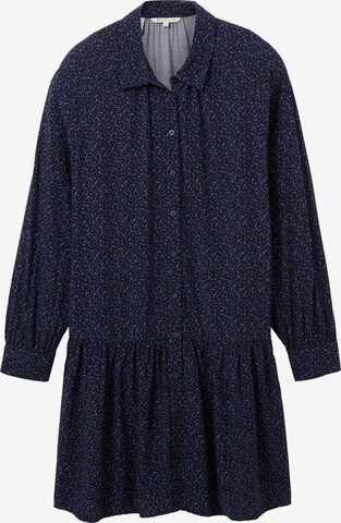 TOM TAILOR DENIM Shirt Dress in Blue: front