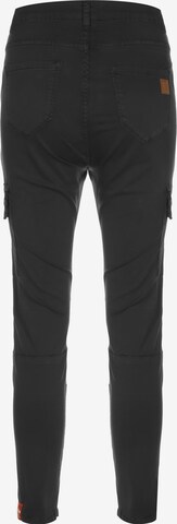 ALPHA INDUSTRIES Slimfit Cargobroek 'Agent X' in Zwart