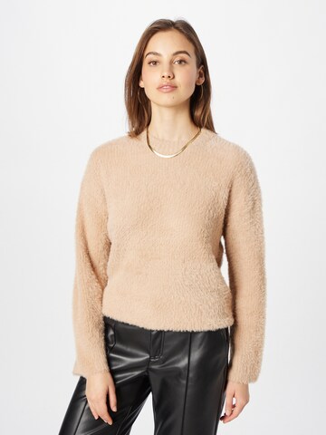 River Island Sweater in Beige: front