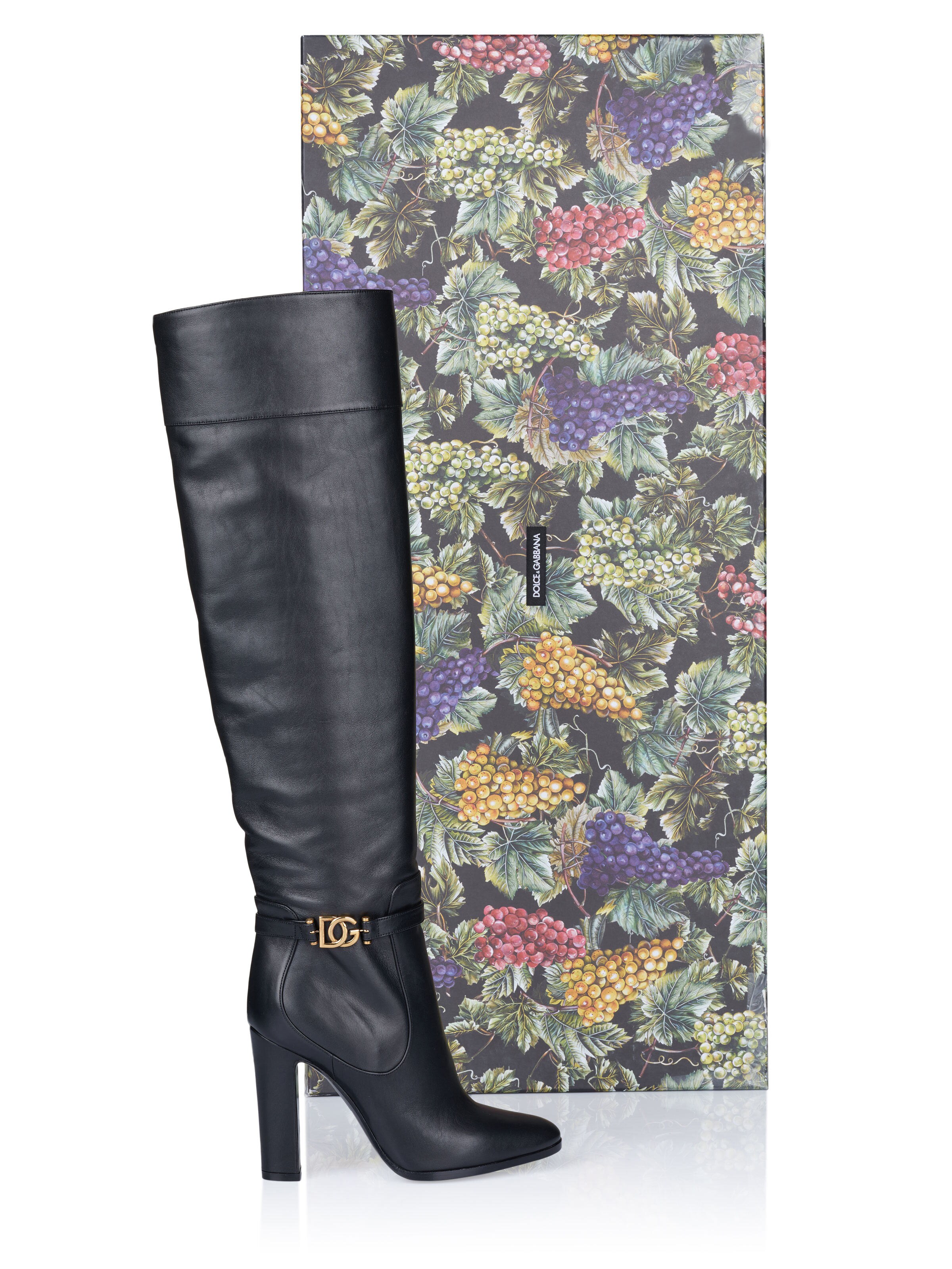 DOLCE & GABBANA Overknees 'Dolce & Gabbana Stiefel'‌‌‌‌‌‌‌ in Schwarz