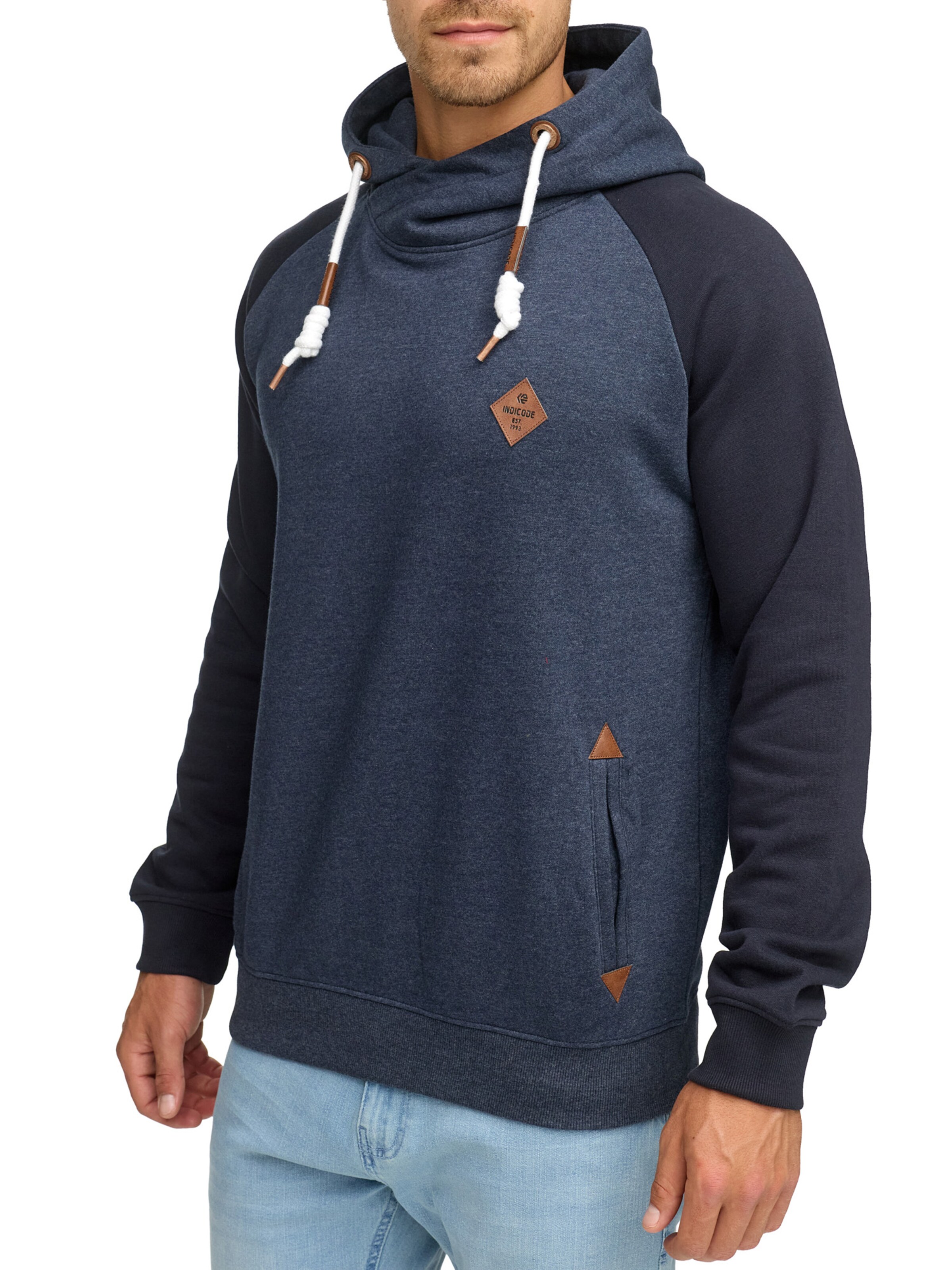 INDICODE JEANS Sweatshirt in Blau
