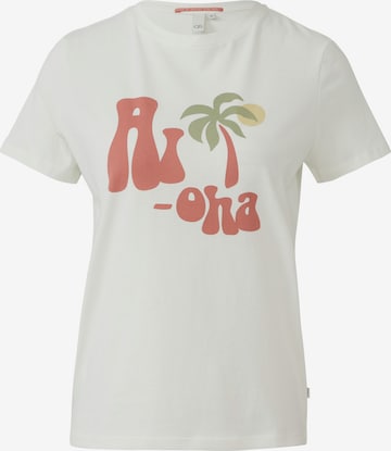 QS Shirt in Beige: Vorderseite