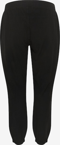 KAFFE CURVE Tapered Broek 'Nana' in Zwart