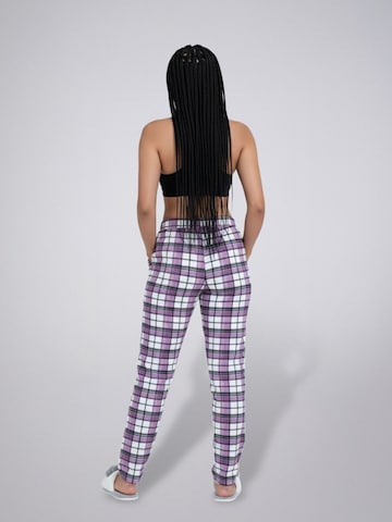 LEAFLETIC Pyjamahose‌ in Lila