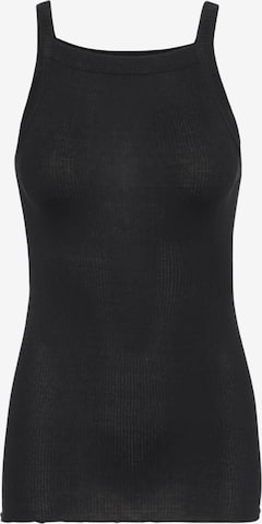 Haut 'Silky Daze' Seamless Basic en noir : devant