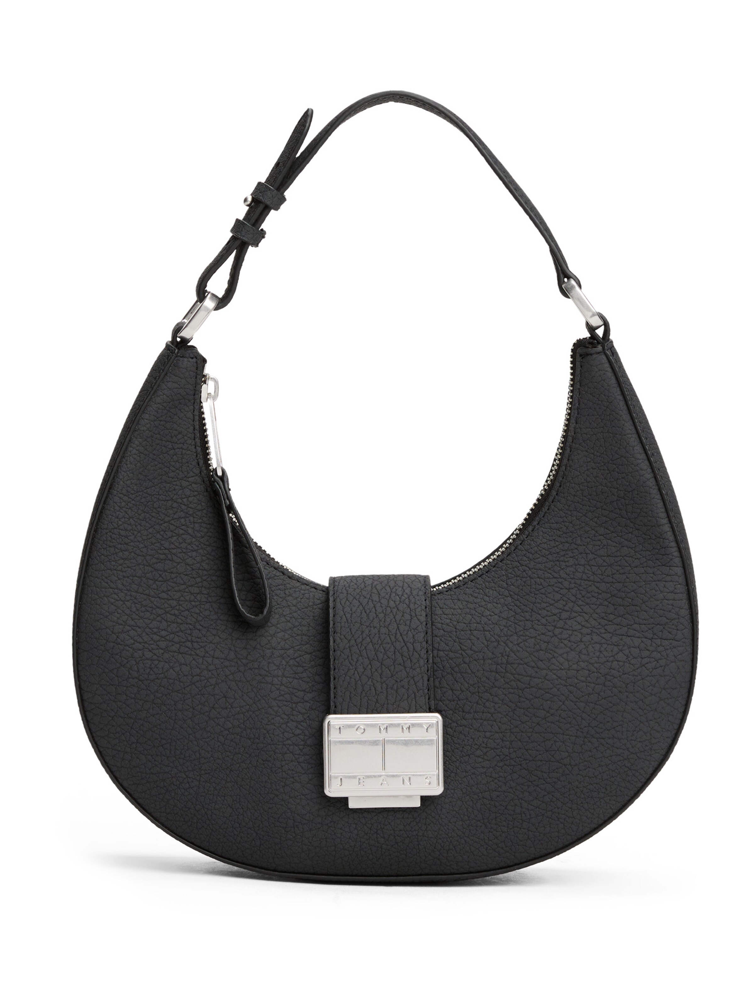 Tommy Jeans Τσάντα ώμου σε μαύρο: μπροστά