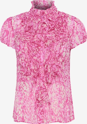 SAINT TROPEZ Bluse 'Lilja' in Pink: predná strana