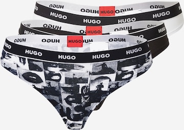 String di HUGO in nero: frontale